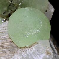 Prehnite On Calcite