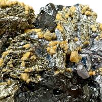 Pyrite Psm Pyrrhotite With Siderite On Galena & Sphalerite