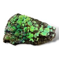 Chrysocolla With Azurite On Tenorite