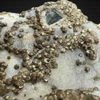 Pyrite & Quartz On Fluorite