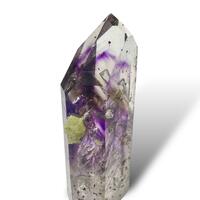 Amethyst With Lepidocrocite & Inclusions