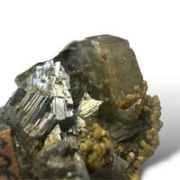 Apatite With Arsenopyrite & Siderite