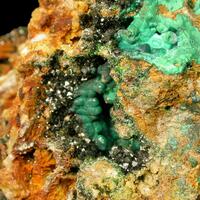 Libethenite Malachite & Chrysocolla