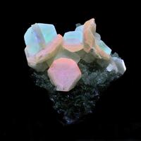 Stilbite Fluorapophyllite & Calcite