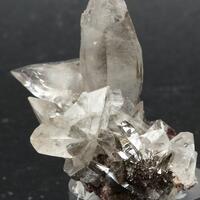 Calcite Var Butterfly Twin With Quartz