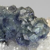 Fluorite On Quartz