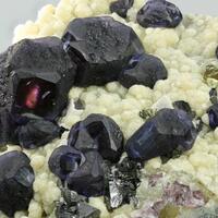 Fluorite & Chalcopyrite On Muscovite
