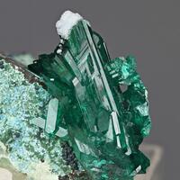 Dioptase & Quartz