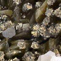Pyrite Calcite & Siderite