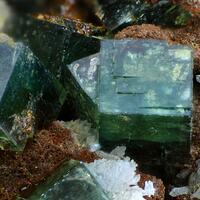 Pharmacosiderite & Scorodite