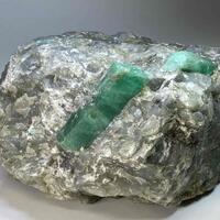 Emerald On Quartz