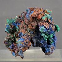 Azurite Malachite & Native Copper Psm Calcite