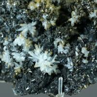 Quartz On Sphalerite & Arsenopyrite