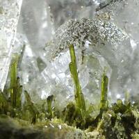 Rock Crystal With Epidote & Chlorite