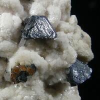 Tetrahedrite & Pyrite On Dolomite