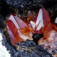 Rhodochrosite On Alabandite