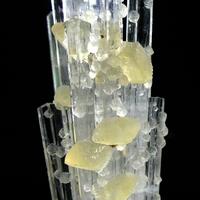 Calcite On Scolecite