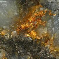 Native Gold In Quartz