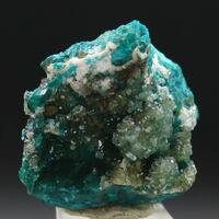 Dioptase & Quartz