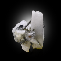 Tourmaline With Calcite