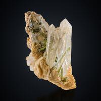Quartz With Tourmaline