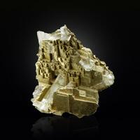 Pyrite With Baryte & Quartz