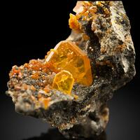 Wulfenite On Willemite