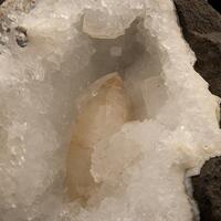 Calcite On Quartz