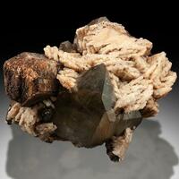 Smoky Quartz Microcline Cleavelandite