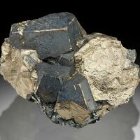 Covellite On Pyrite
