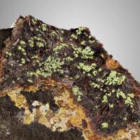 Kidwellite With Beraunite & Goethite