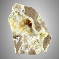 Native Sulphur With Celestine