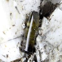 Elbaite On Orthoclase