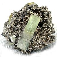 Fluorapatite On Arsenopyrite