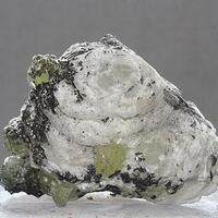 Prehnite On Calcite