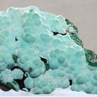 Chrysocolla On Malachite