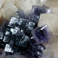 Fluorite On Dolomite