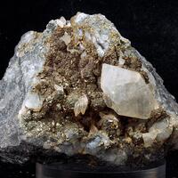 Calcite On Pyrite