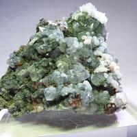 Quartz & Aragonite On Siderite