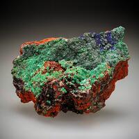 Cuprian Adamite & Azurite