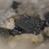 Pearceite Acanthite & Fluorite