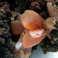 Rhodochrosite Native Copper & Limonite