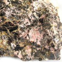 Axinite With Biotite Var Manganophyllite & Rhodonite