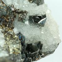 Tennantite-Tetrahedrite Series With Quartz