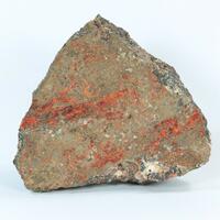Magnussonite With Zincite & Franklinite & Willemite & Calcite
