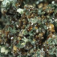 Garnet Var Andradite With Diopside