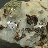 Cryolite With Siderite & Pyrite