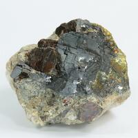 Cryolite With Galena & Chalcopyrite & Siderite