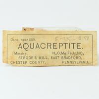 Aquacreptite (of Shepard)