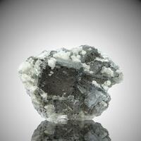 Fluorite & Calcite & Baryte & Pyrobitumen